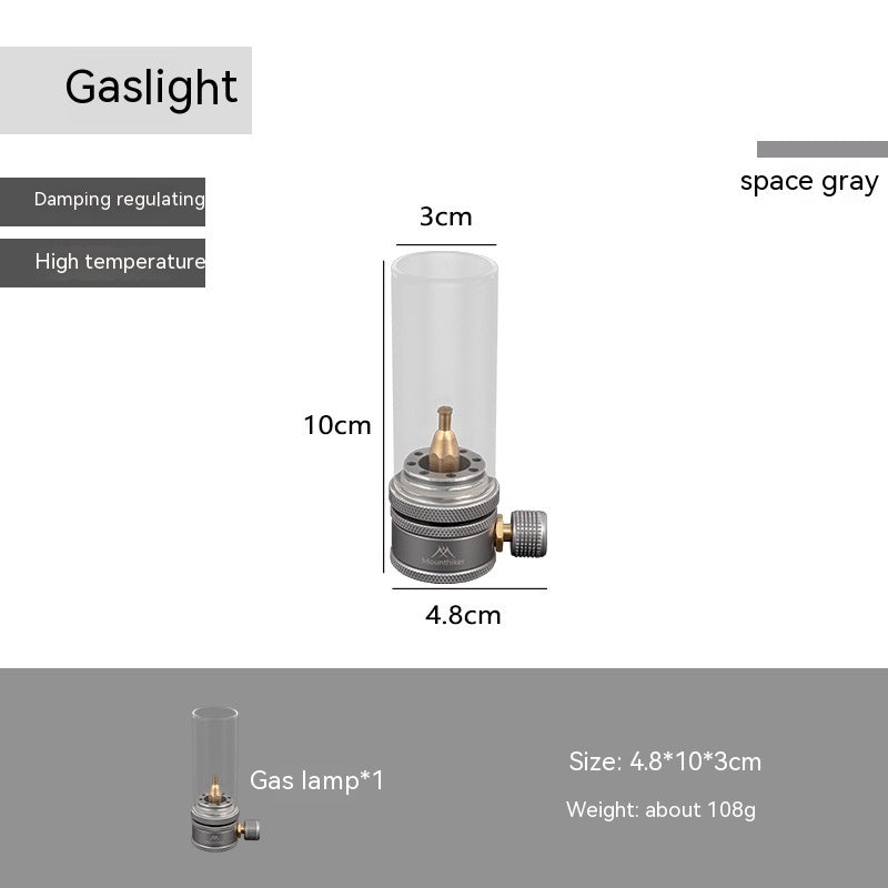 Gas Lamp Outdoor Camping Lighting Candlestick Candle Light