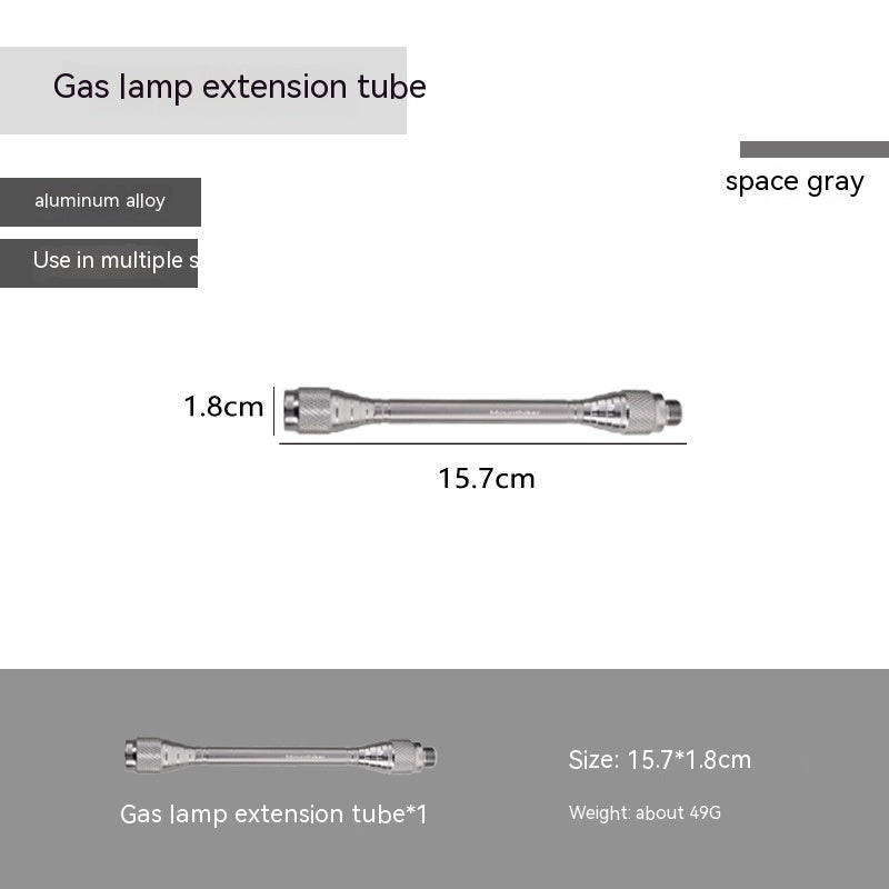 Gas Lamp Outdoor Camping Lighting Candlestick Candle Light