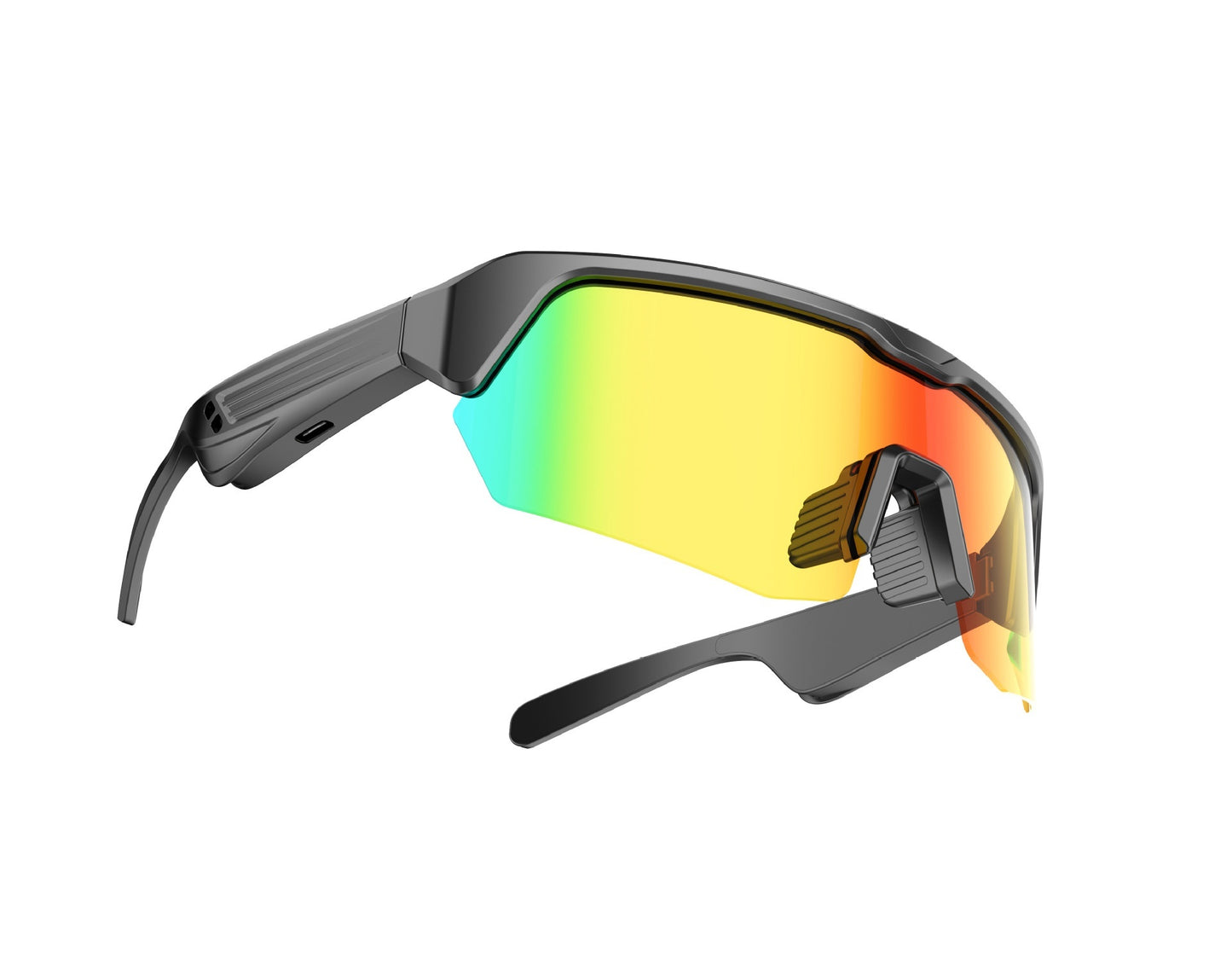 Smart Bluetooth AI Glasses Windproof Sunglasses Fashion Riding Audio Call Sunglasses