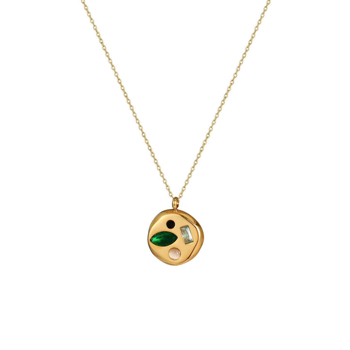 Colorful Zircon Mom Necklace December Birthday Stone Valentine's Day Gift Gifts For Moms Necklace