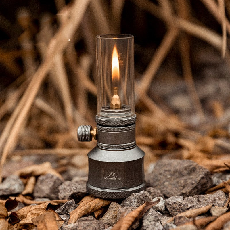 Gas Lamp Outdoor Camping Lighting Candlestick Candle Light