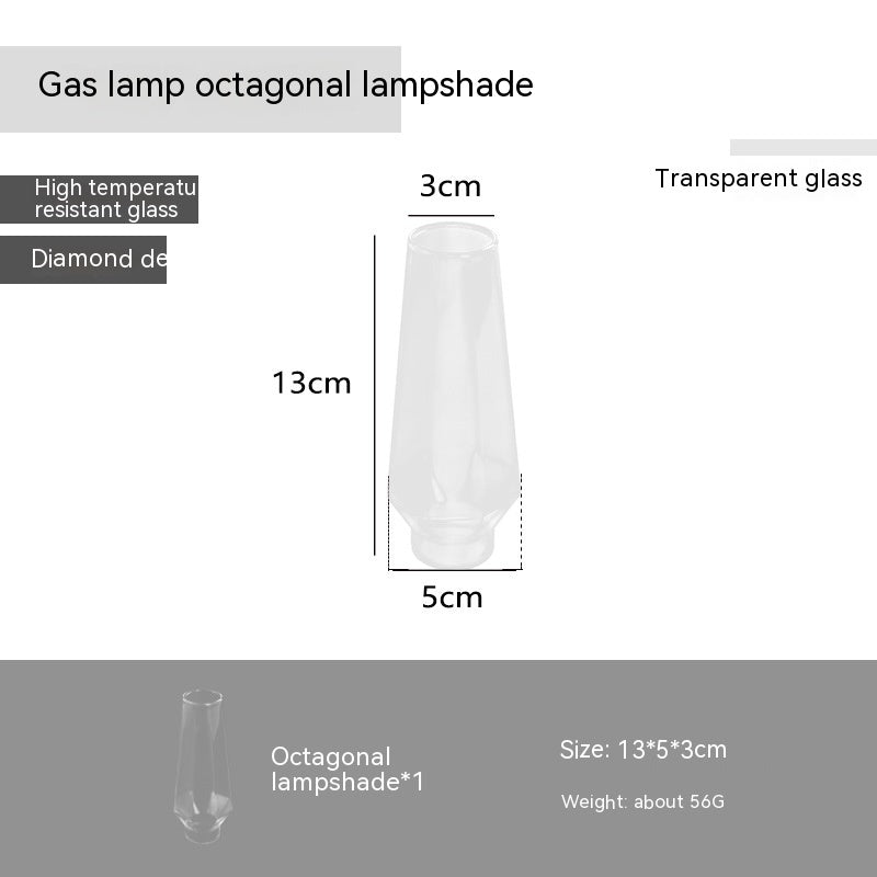 Gas Lamp Outdoor Camping Lighting Candlestick Candle Light