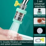 3X Kitchen Water Faucet Filter 6 Layers Nozzle Filter - Image 3